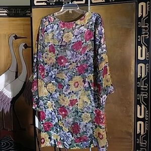 Renata silk chiffon layered dress